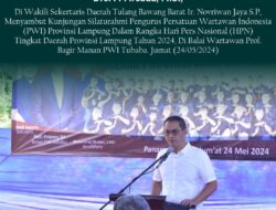 Sekda Novriwan Jaya Sampaikan Rasa Bangga Atas Kebersamaan Pers Di Tubaba