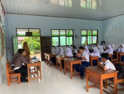 Polres Tubaba Gelar Edukasi Lalu Lintas dibeberapa SMPN TBT, Ciptakan Pelajar Pelopor Keselamatan Berkendara