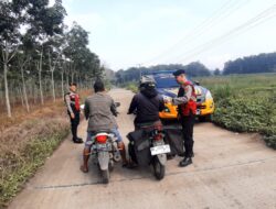 Jaga Kondusifitas Wilayah, Sat Samapta Polres Tubaba Terus tingkatkan Patroli KRYD