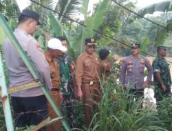 Polsek Gadingrejo dan Aparatur Terkait Tinjau Kerusakan Infrastruktur Akibat Banjir