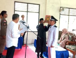 Penjabat Kakon Siliwangi Kecamatan Sukoharjo Dilantik