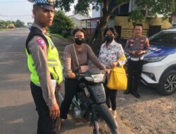 Satlantas Polres Tubaba Lakukan Giat KRYD Patroli Hunting, Ini Sasaran-nya