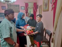 Ibu Nana Adi Erlansyah Berikan Bantuan Korban Kebakaran di Pringombo Pringsewu