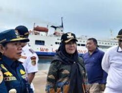 Walikota Bandarlampung Ikut Pantau Arus Balik di Pelabuhan Panjang