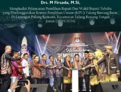 PJ Bupati Tubaba Hadiri Peluncuran Pemilihan Bupati dan Wakil Bupati