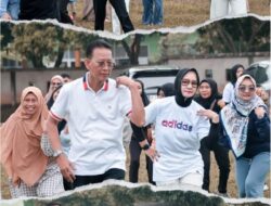 Adi Erlansyah Hadiri Senam dan Pelatihan MUA bersama Nana Adi Erlansyah di Gading Rejo