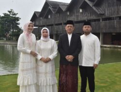 PJ Bupati Tubaba M. Firsada Solat Idul Adha di Masjid Baitus Shobur Islamic Center