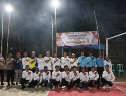 Kapolres Tubaba Membuka Turnamen Volly Ball Kapolres Cup Dalam Rangka HUT Bhayangkara ke-78