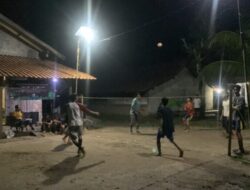 Mahasiswa KKN Serta Pemuda, Adakan Lomba Takraw Kampung Pisang Indah