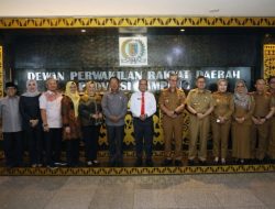Pj Gubernur Didampingi Sekdaprov dan Jajaran Pejabat Tinggi Pratama Kunjungi DPRD Lampung