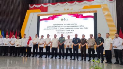 Alokasi APBN Lampung Tahun 2024 Meningkat 1,5 Triliun atau Menjadi Rp31,58 Triliun.