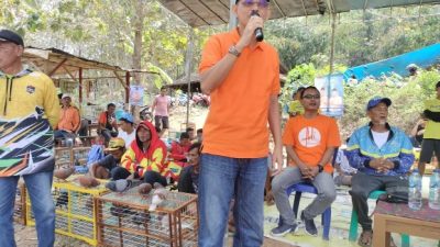 Hadir di Perlombaan Burung Merpati, Adi Erlansyah Ingin Ajak Komunitas Bersatu Membangun Pringsewu