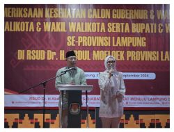 Ikuti Serangkaian Pemeriksaan Kesehatan di RSUDAM, Pasangan Calon Gubernur RMD-Jihan Optimis Lulus Tes
