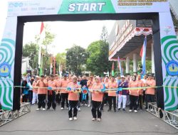 Rangkaian Dies Natalis ke-59, Unila Adakan Jalan Sehat Bersama