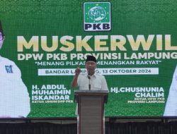 Rahmat Mirzani Djausal Ajak PKB Bersama Membangun Lampung di Muskerwil DPW PKB