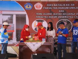 Rayakan Dies Natalis Ke-59, FH Gelar Jalan Sehat dan Berbagai Acara Menarik