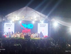Diguyur Hujan Deras, Ribuan Warga Lamteng Khidmat Ikuti Gelaran Sholawat RMD ISME
