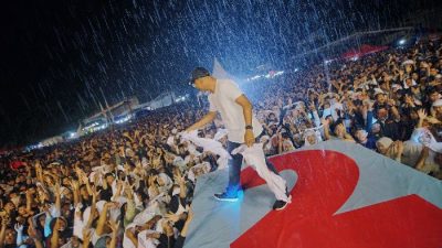 Meski Diguyur Hujan, Konser Kampanye Mirza-Jihan dan Bunda Eva Berlangsung Meriah