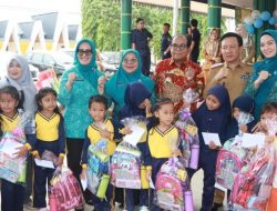 Bermain Bersama Anak PAUD Pringsewu, Wujudkan Generasi Emas Cinta Budaya