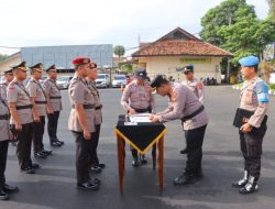 Kapolresta Bandarlampung Pimpin Sertijab 5 Pejabat Utama dan 2 Kapolsek