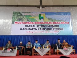 Warga Pesawaran dan Tanggamus Sepakat Deklarasi Kabupaten Lampung Pesisir