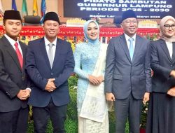 DPRD Lampung Paripurna Pidato Perdana Gubernur Mirza