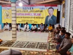 Reses di Way Lima, Mustika Bahrum Serap Aspirasi Warga