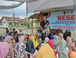 Anggota DPRD M Reza Reses di Wiyono