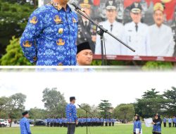 Pimpin Apel, Bupati Novriwan : Hebat dan Wibawanya Pemkab Tubaba Tergantung ASN dan Staf