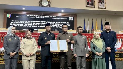 DPRD Lampung Setujui Usulan Pembentukan Kabupaten Sungkai Bunga Mayang