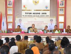 Bupati Tubaba Pimpin Rakor Tingkat Kabupaten, Bahas Program Unggulan