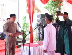 Bupati Tubaba Resmi Lantik Prabumi Restu Aji Sebagai Kepalo Tiyuh Mekar Asri