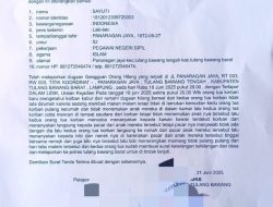 Gadis Asal Panaragan Jaya Diduga Dibawa Kabur Pria Asal Kabupaten Tetangga, Keluarga Lapor Polisi