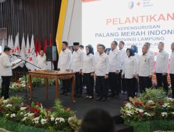 Jusuf Kalla Lantik Pengurus PMI Provinsi Lampung 2025–2030, Purnama Wulan Sari Resmi Jadi Ketua