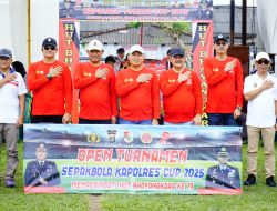Wakil Bupati Tubaba Hadiri Pembukaan Open Turnamen Kapolres Cup 2025