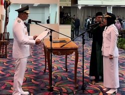 Gubernur Mirza Resmi Lantik Ayu Asalasiyah jadi Bupati Way Kanan