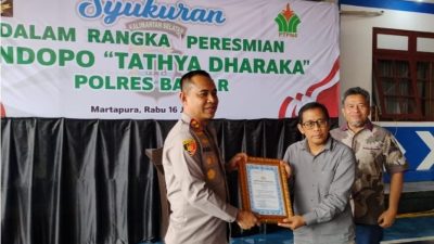 PTPN Group Raih Penghargaan dari Polres Banjar atas Kontribusi Sosial dan Kemitraan Strategis