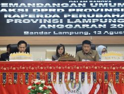 Fraksi DPRD Lampung Setuju Bahas Lanjut Raperda APBD Perubahan 2025