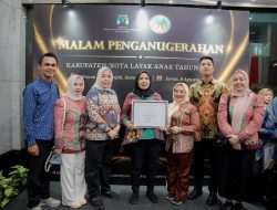 Pemkot Raih Penghargaan Kota Layak Anak Tahun 2025