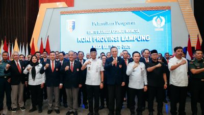 KONI Lampung Resmi Dikukuhkan, Bidik PON 2032