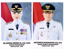 Besok Rabu, Nanda Indira–Antonius Ali Resmi Dilantik Gubernur Mirza, Pimpin Pesawaran
