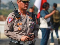 Aksi di DPRD Lampung, Satlantas Alihkan Arus Lalu Lintas dan Imbau Warga Tunda Perjalanan