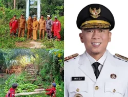 Gubernur Mirza Gerak Cepat, Pimpin Gotong Royong Perbaiki Jembatan Viral Tampang Muda Tanggamus