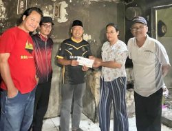 Sikambara Peduli Salurkan Bantuan untuk Korban Kebakaran di Way Dadi Baru