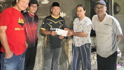 Sikambara Peduli Salurkan Bantuan untuk Korban Kebakaran di Way Dadi Baru