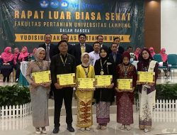 Ratusan Mahasiswa Fakultas Pertanian Unila Ikuti Yudisium