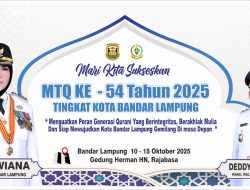 Pemkot Bandar Lampung Gelar Rapat Persiapan MTQ ke-54