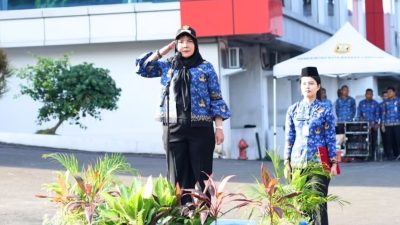 Walikota Bandar Lampung Eva Dwiana Pimpin Upacara Hari Kesaktian Pancasila