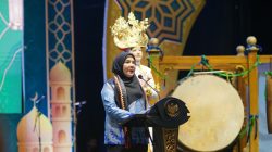 Walikota Bandar Lampung Eva Dwiana, secara resmi membuka Musabaqah Tilawatil Qur’an (MTQ) ke-54 tingkat Kota Bandar Lampung tahun 1446 H / 2025 M di Gedung Herman HN, Rajabasa, Jumat (10/10/2025).
