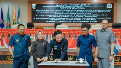 DPRD Lampung Ajukan 6 Raperda Strategis, Soroti Petani dan Pendidikan